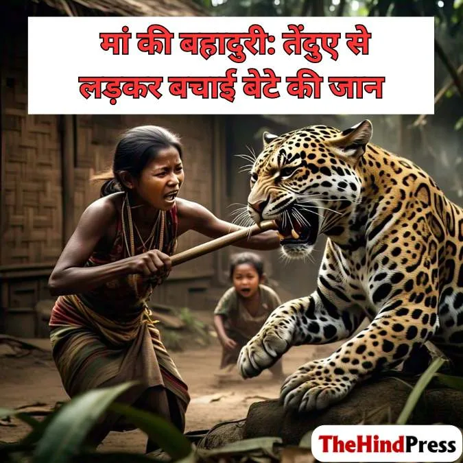 श्योपुर में मां की बहादुरी की मिसाल, तेंदुए से भिड़कर बेटे को बचाया। घटना कुनो नेशनल पार्क के पास उमरीकला गांव में हुई।