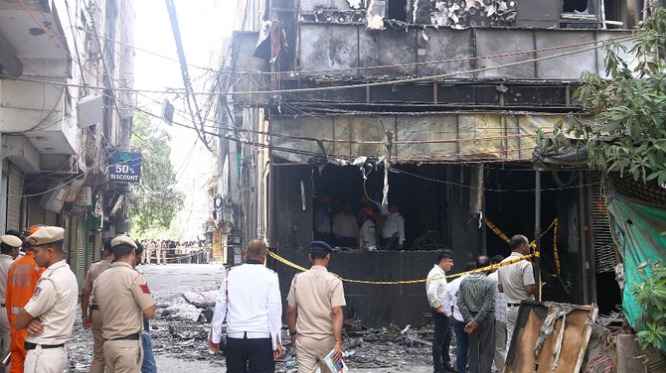 Malviya Nagar Hotel Fire