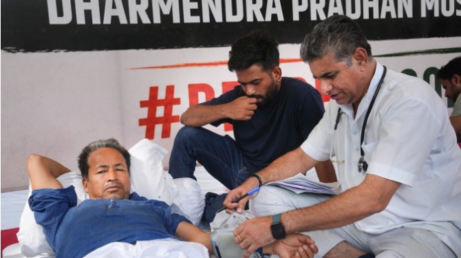 सोनम वांगचुक भूख हड़ताल
