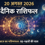 20 August Rashifal: मेष से मीन तक आज का राशिफल