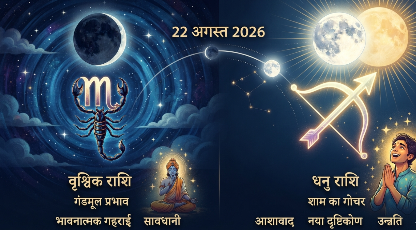 आज का राशिफल 22 अगस्त 2026 सभी 12 राशियों का चक्र