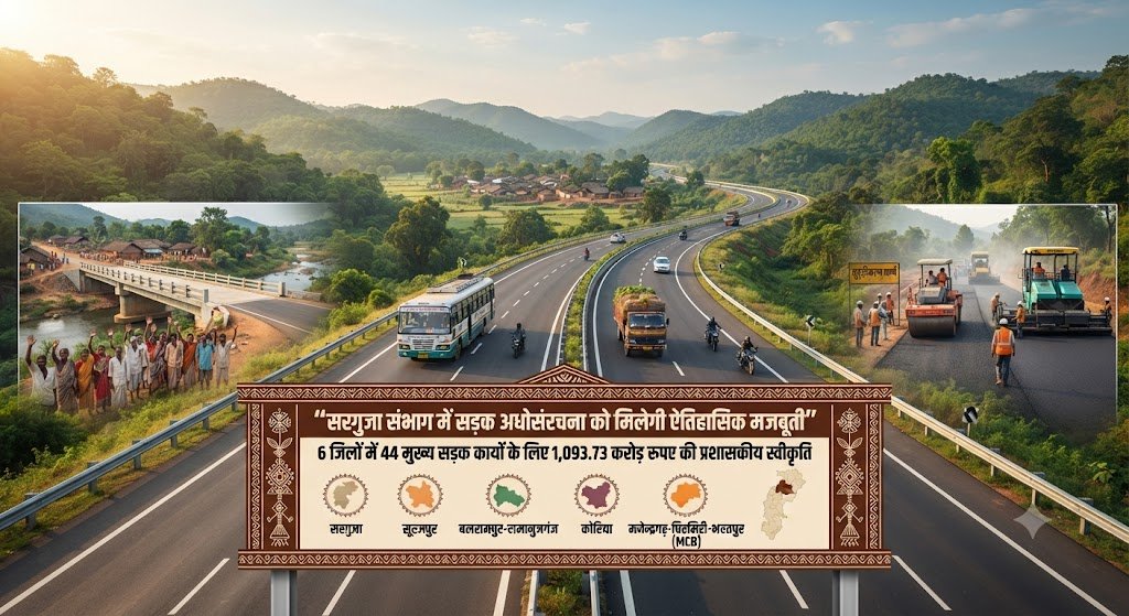 सड़क परियोजना, छत्तीसगढ़ सड़क विकास, सड़क निर्माण,