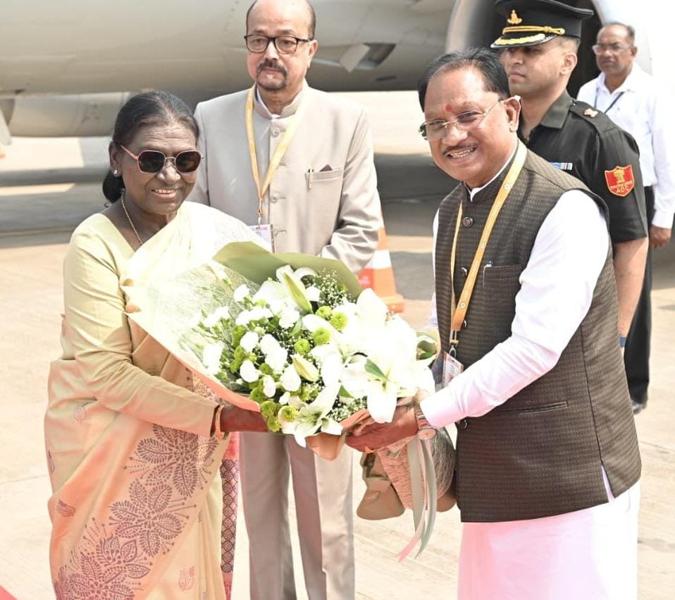 राष्ट्रपति द्रौपदी मुर्मु का छत्तीसगढ़ दौरा