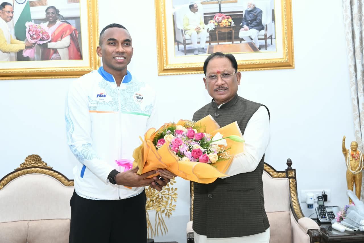 अनिमेष कुजूर, विष्णु देव साय, एशियन गेम्स 2026, छत्तीसगढ़ समाचार,