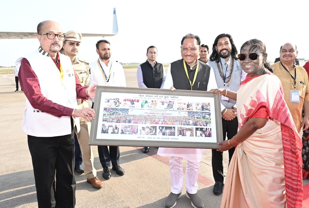 राष्ट्रपति द्रौपदी मुर्मु, छत्तीसगढ़ समाचार, रायपुर समाचार, रमेन डेका,